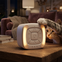 Boîte audio rechargeable 2026 Sleep Soother avec gradation lumineuse par clic, 30 sons blancs et veilleuse pour chevet et bureau