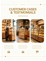 Vitrine à pain de luxe en verre droit avec cadre en métal doré, comptoir de boulangerie multifonctionnel haut de gamme avec éclairage LED