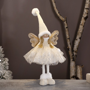 Wholesale Christmas Glowing Girl <b>Princess</b> Doll Ornaments for Xmas Window Display Decoration - Product Image 2