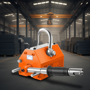 D0100HADC3Y Aimant de levage en néodyme 2200lbs 1000kg Facteur de sécurité 2.5 Interrupteur manuel Treuil magnétique rectangulaire pour métal - Product Image 2