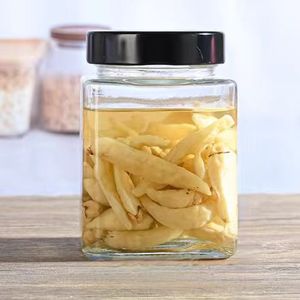 6.7 oz 200 ml 280 9oz 12.7oz 380ml 16oz 500ml 25oz 750ml 3.75 oz 110 ml <span class=keywords><strong>Victorian</strong></span> vuông lọ thủy tinh với màu đen Twist Lug Nắp - Product Image 5