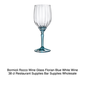 Verre à vin blanc Florian bleu 38 cl H 20,8 cm Ø 8,2 cm Bormioli Rocco - Product Image 2