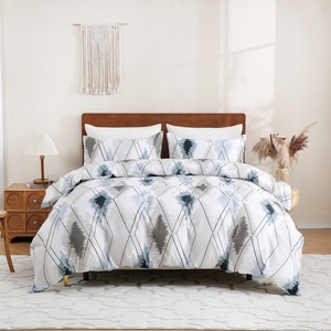 Ensemble de housse de <span class=keywords><strong>couette</strong></span> 3 pièces imprimé <span class=keywords><strong>papillon</strong></span> 100% polyester - Product Image 4