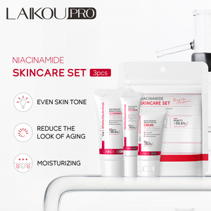 LAIKOU PRO NIACINAMIDE ชุดผลิตภัณฑ์บำรุงผิวหน้า 3 ชิ้น ช่วยเติมความชุ่มชื้น ลดเลือนริ้วรอย ปรับผิวให้กระจ่างใส ชะลอวัย - Product Image 6