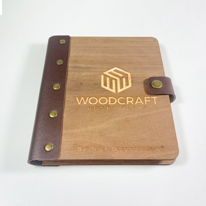 Personal isierte A5/A6 benutzer definierte ausgehöhlte geschnitzte hölzerne Notizbuch abdeckung für Notizblock Tagebuch Tagebuch andere Schreibwaren - Product Image 3