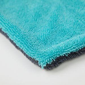Serviette en microfibre sur mesure pour le séchage des voitures, super absorbante, super légère, 500 g/m², fibre de toutes tailles, design torsadé, fabriquée en Corée - Product Image 1