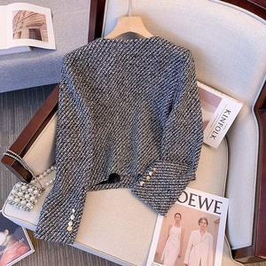 Blazer di Lusso Stile Francese Streetwear 2026 per Donna, Giacca in Tweed di Design, Collezione Primavera Autunno, Cappotto Elegante Ispirato - Product Image 3