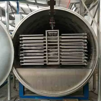 Industriële vriesdroogmachine voor huisdierenvoer, 304 roestvrij staal, vacuümvriesdroogapparatuur, lyofilisator, commercieel gebruik, ISO