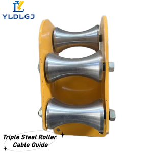 Rodillo de Cable de Esquina Triple Resistente YILI, Guía de Cable de Aluminio de Alta Resistencia con Tres Ruedas para Sistemas de Telecomunicaciones y Redes Eléctricas - Product Image 2