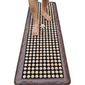 Natürliches Massagepad aus Massivholz für die Fußmassage zu Hause, Ultra-Langsam Laufende Massage-Fingerdruckplatte - Product Image 5