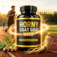 Nahrungsergänzungsmittel Horny Goat Weed Maca-Wurzel Kapseln für Erwachsene Männer - Extra Starke Männliche Leistungssteigerung Libido Energie Ausdauer Booster