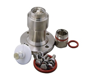 Connettore coassiale RF maschio EIA da 13/8'' con flangia per cavo coassiale LDF5-50A da 7/8'' con schiuma, impedenza 50 ohm, per test - Product Image 5