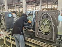 Lave-linge à laver pliable avec sèche-linge, produit de fabrication professionnelle à économie d'énergie, 12KG