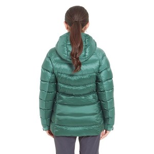 Chaqueta acolchada personalizada con capucha ligera y transpirable para exteriores para mujer, para senderismo, caminar, venta al por mayor, abrigo aislante acolchado empacable - Product Image 3