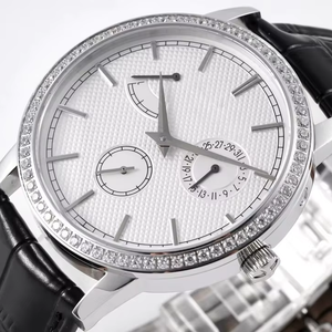 Reloj mecánico automático de acero inoxidable de alta calidad, moda de lujo con fase lunar y reserva de energía a prueba de agua - Product Image 3