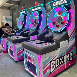 Máy trò chơi điện tử đấm bốc ba cú đấm bán tại nhà máy, dành cho trẻ em từ 6 tuổi trở lên, chất liệu gỗ và sắt, trò chơi giải trí đường phố, hoạt động bằng tiền xu, có phiên bản <span class=keywords><strong>online</strong></span> - Product Image 6