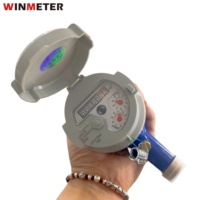 Débitmètre DN15 en laiton multi-jets à cadran rotatif à sec R160 IP68 à réglage externe pour climat chaud souterrain ISO4064 avec support OEM