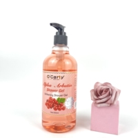Gel Douche Bio Anti-Âge Parfumé pour Femme à l'AHA et Niacinamide, Blanchissant, Hydratant et Exfoliant, Marque Blanche, 500ml
