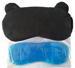 Custom Cute Cartoon <strong>Panda</strong> Plush Eye Shade <strong>Mask</strong> Printed Woven Blindfold for Kids' Sleep - Product Image 3