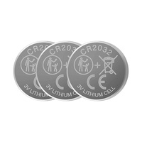 Batería de Botón de Litio GOODCELL Cr2032 de 3V y 240mAh para Relojes, Controles Remotos, Herramientas Eléctricas, Electrodomésticos y Juguetes