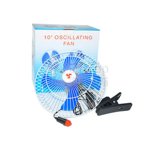 Ventilador Oscilante de 10 Pulgadas, 12V 24V, Universal, para Montacargas, Camiones y Vehículos de Construcción - Product Image 1