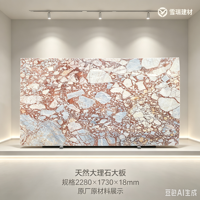 Dalle de marbre blanc et rouge bordeaux de qualité supérieure, à veinage mosaïque breccié, pour mur de douche de salle de bain