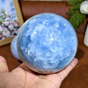 Esferas de Calcita Celestina Azul Natural de Alta Calidad al por Mayor, Bolas Energéticas Curativas Talladas Ecológicas para Decoración del Hogar, Mineral - Product Image 2