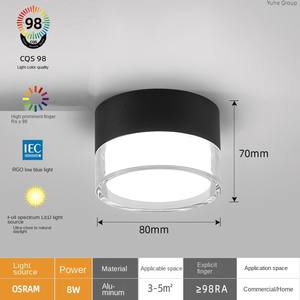 Lámpara de techo LED acrílica IP65, iluminación interior moderna para sala de estar y dormitorio, foco antideslumbrante de alto brillo de 5W-12W - Product Image 5
