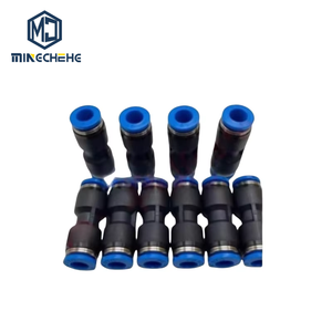 Conector Neumático Industrial QS-8 153033 de Conexión Rápida Recta para Sistemas de Aire Comprimido y Aplicaciones de Control de Fluidos - Product Image 1