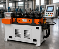 Máquina dobladora de tubos CNC de 9 rodillos de alta resistencia S09T-220, equipo hidráulico para conformado de tubos de acero con control PLC