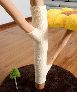 Custom Factory Wholesale <b>Large</b> Cat Tree Sunflower Comfortable <b>Plush</b> Modern Cat Tree - Product Image 2
