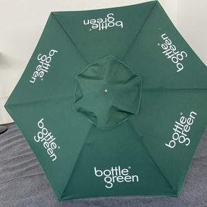 <span class=keywords><strong>Parasol</strong></span> de terrasse en tissu de protection solaire, en polyester recyclé, avec structure en bois, anti-UV, anti-chaleur, écologique, pour extérieur et hôtels - Product Image 3