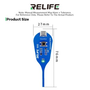 เครื่องมือตรวจสอบคอยล์เมนบอร์ด RELIFE <span class=keywords><strong>XA5</strong></span> เครื่องตรวจจับอินดักเตอร์สำหรับซ่อมคอมพิวเตอร์ ตรวจสอบข้อบกพร่องด้วยการเหนี่ยวนำแม่เหล็กไฟฟ้าอย่างรวดเร็ว - Product Image 1