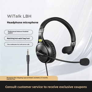 Système d'intercom <span class=keywords><strong>sans</strong></span> <span class=keywords><strong>fil</strong></span> Full-Duplex Fengdi WiTalk avec <span class=keywords><strong>casque</strong></span> monté sur <span class=keywords><strong>la</strong></span> tête <span class=keywords><strong>pour</strong></span> les directeurs de diffusion en direct et de production cinématographique et télévisuelle - Product Image 5