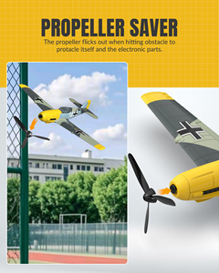 <span class=keywords><strong>Avion</strong></span> radiocommandé RC Park Flyer <span class=keywords><strong>BF109</strong></span> facile à piloter pour débutants avec stabilisateur gyroscopique - Product Image 4