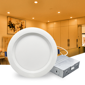 Vách ngăn TRIM Anti-Glare <span class=keywords><strong>LED</strong></span> Downlight 4 inch Đèn <span class=keywords><strong>LED</strong></span> ánh sáng 5cct Dimmable canless Đèn trần - Product Image 1