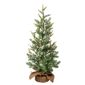 Co-sanat kalem satış 2 ayak zanaat Noel ağacı ile kar Arbol De Artificial yapay dekoratif ağaç kullanımlık Sapin De Noel