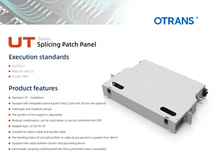 Panel de Conexión de Fibra Óptica ODF de 19 Pulgadas para Montaje en Rack 1U, 12 Puertos, <span class=keywords><strong>24</strong></span> Núcleos, SC/UPC - Product Image 3