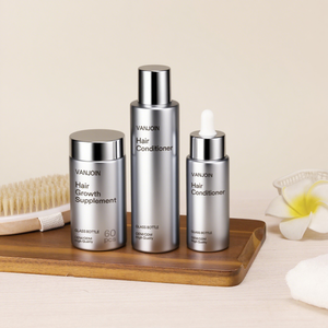 Pot de conditionneur de <span class=keywords><strong>cheveux</strong></span> en verre vide de luxe de 150ml en argent galvanisé flacon compte-gouttes personnalisé de 60ml pour les suppléments de croissance des <span class=keywords><strong>cheveux</strong></span> - Product Image 2