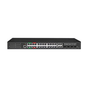สวิตช์ PoE แบบจัดการได้ ZIKUN MINI ZC-S5800WP-24G-4TC /ZC-S5800WP-24G-4TC-Super Full Gigabit 4SFP+28GE L2+ (Super) - Product Image 4