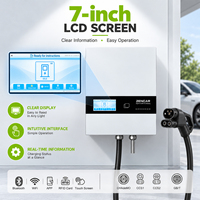 Station de recharge rapide pour véhicules électriques Zencar DC 20 kW, Combo CCS2, prise 65A, borne de recharge avec écran tactile LCD 7 pouces