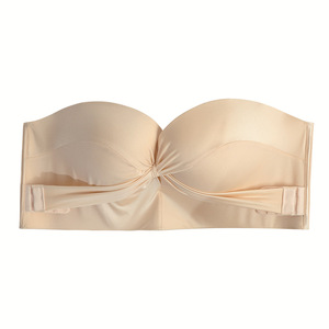 <span class=keywords><strong>Soutien</strong></span>-<span class=keywords><strong>gorge</strong></span> sans bretelles grande taille pour femme, avec boucle latérale croisée sur le devant, push-up sans armatures, liftant, confortable, sexy, bralette grande taille - Product Image 5