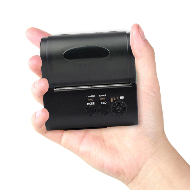 New Design 2inch Mini Bluetooth Portable Thermal Label Printer Mobile 58mm Wireless Handheld Android Thermal Receipt Printer
