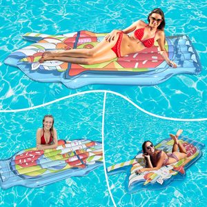 Ice-cream Hồ bơi bơm hơi nổi cho người lớn, dễ thương <span class=keywords><strong>Float</strong></span> nước nổi cho hồ bơi, rõ ràng dưới Inflatable bè - Product Image 2