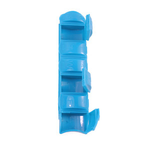 Caja de pastillas para deportes, botella de agua con organizador de pastillas, color púrpura, transparente, 600ml, 20oz, 7 días - Product Image 3
