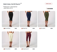 Leggings de yoga capri taille haute personnalisés pour femmes, séchage rapide, respirants, effet ventre plat, pantalons de sport, vêtements de sport