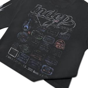 <b>Men's</b> Black Thermal Oversized Long Sleeve Knit Sweatshirt High Quality Cotton Character Pattern Print Crew Neck <b>Pullover</b> <b>for</b> <b>Men</b> - Product Image 3
