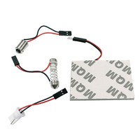 48SMD 5050 LED panneau lecture dôme lumière 12V blanc plaque d'immatriculation lampe pour voitures voiture lumière accessoires