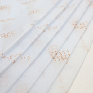 Personalised Custom Printed Sliver Logo Gift <b>Wrapping</b> <b>Paper</b> Clothing Branded Tissue <b>Paper</b> - Product Image 1
