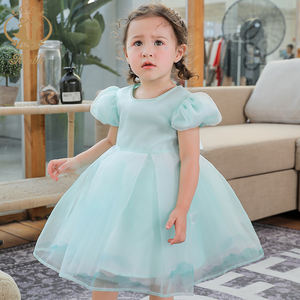 Ropa Infantil <span class=keywords><strong>de</strong></span> manga abombada para bebés, <span class=keywords><strong>vestidos</strong></span> <span class=keywords><strong>de</strong></span> boda para niños, <span class=keywords><strong>vestidos</strong></span> <span class=keywords><strong>de</strong></span> noche para desfile, larga, OEM - Product Image 1